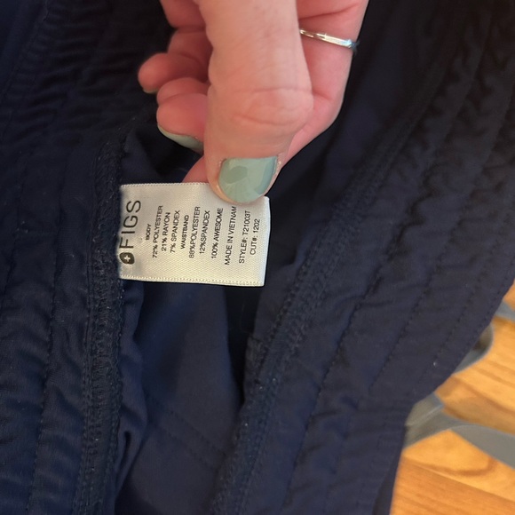 Figs large- tall length men’s navy scrub pants - Picture 5 of 6